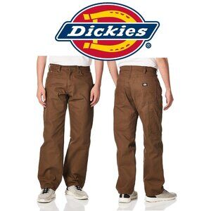 NEW Dickies Men's Relaxed Fit Sanded Duck Carpenter Jeans Pants Size 40 W x 32 L